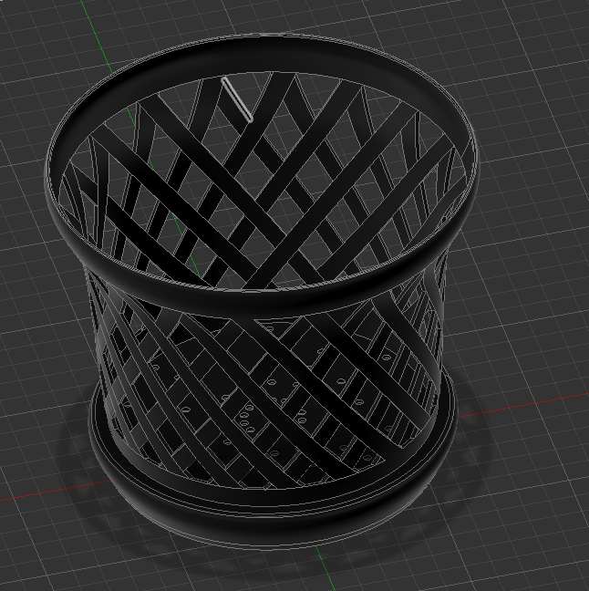 Miniatura 3 do modelo 3D Orchid Pot