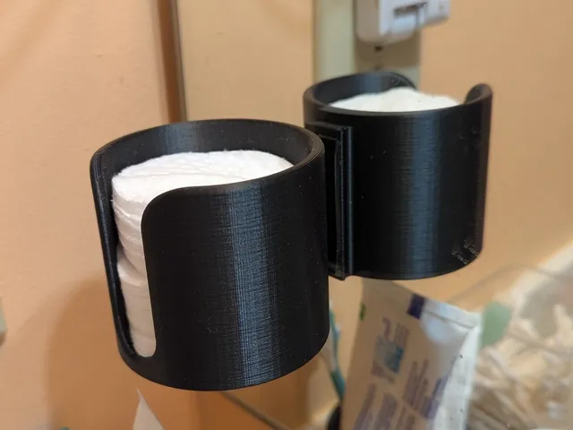 cotton pad caddy
