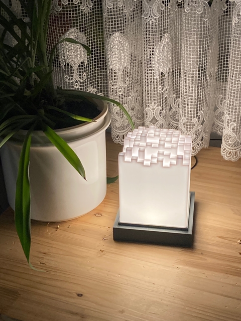 Lamp #50 - Cityscape Puck Lamp