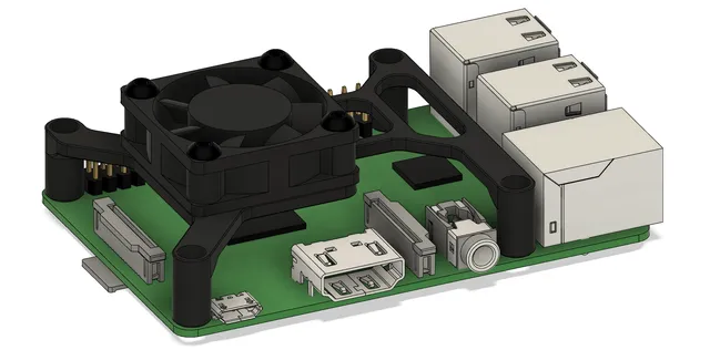 Raspberry Pi (4) Fan Mount