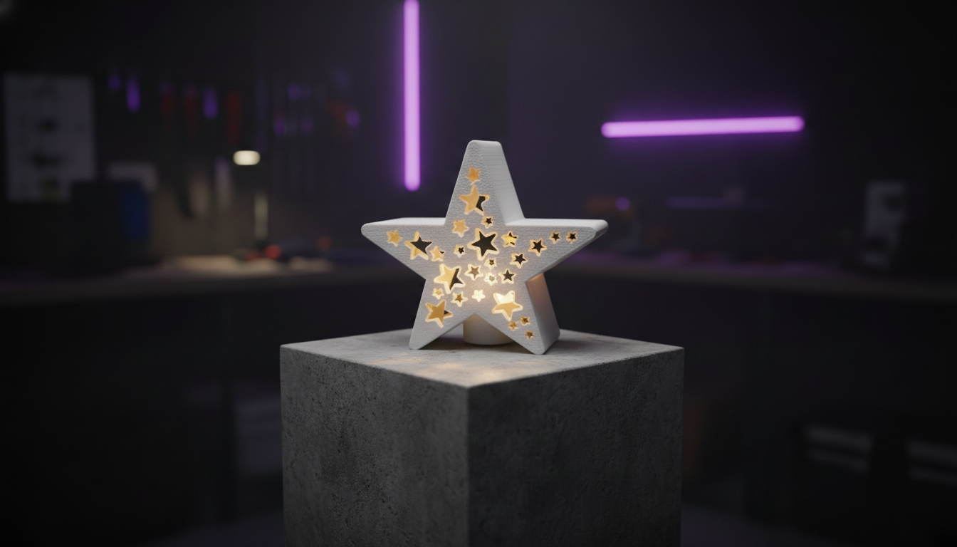 Night light "Stars - in Star"