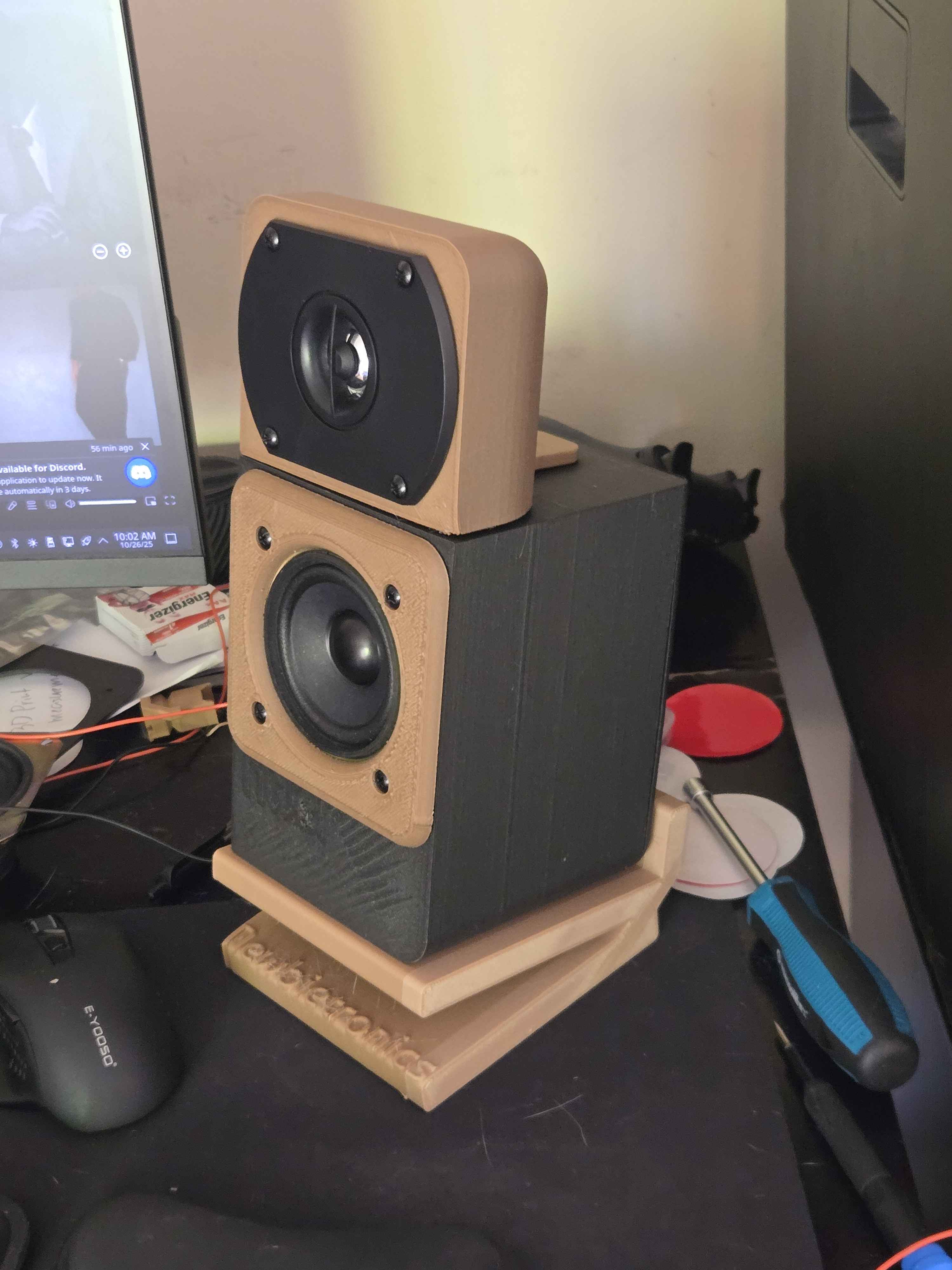 Newbietronics SAT31 Satellite Speaker 3"+1" Speaker Box Enclosure