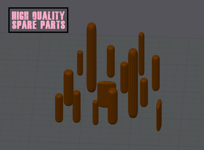 COLLECTION of Wooden furniture dowels