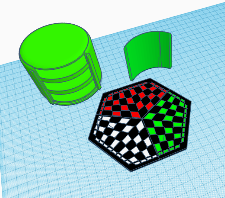 Chess for 3 people(Chesset) + Pawn container