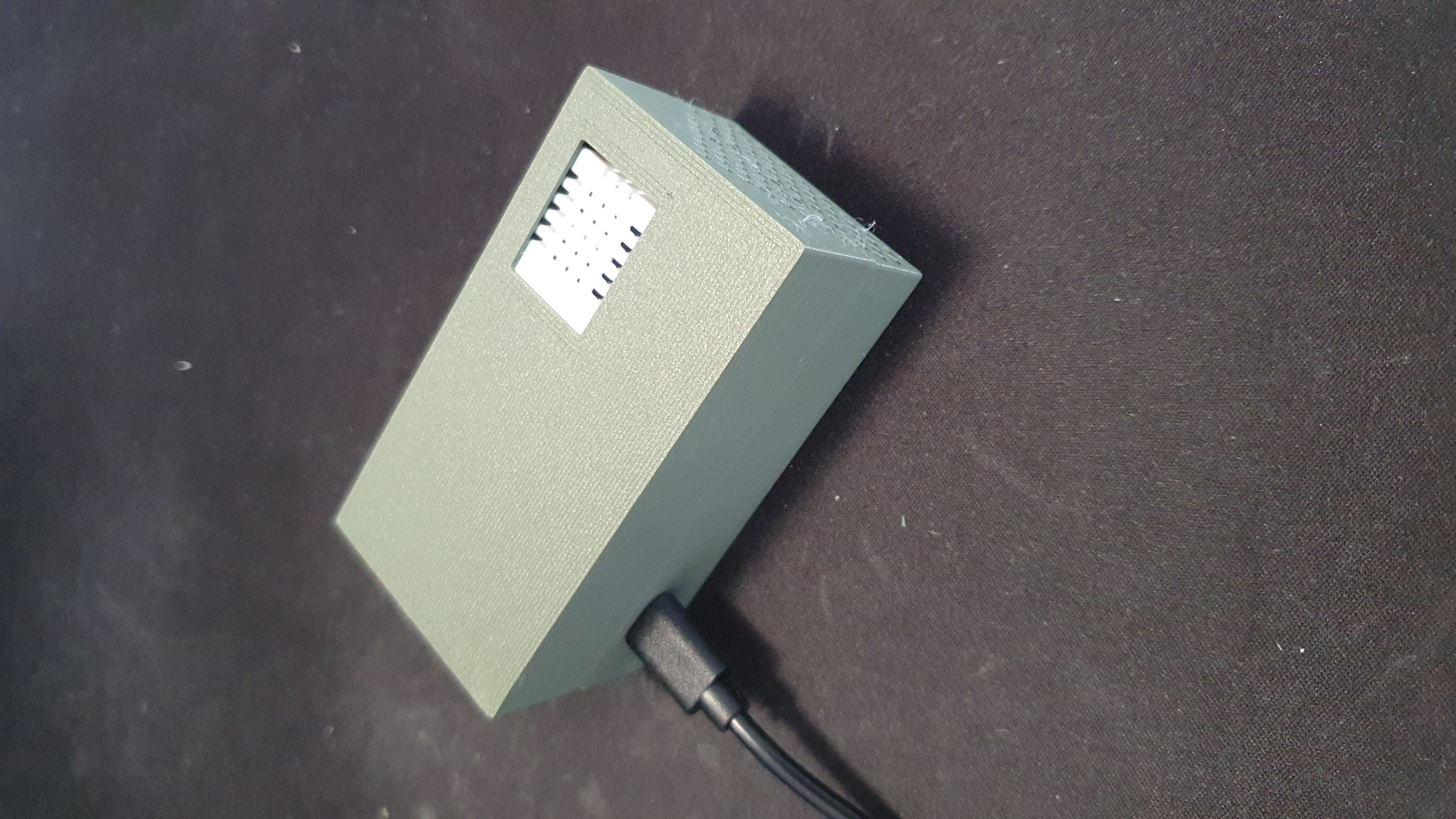 ESPHome air quality sensor project box