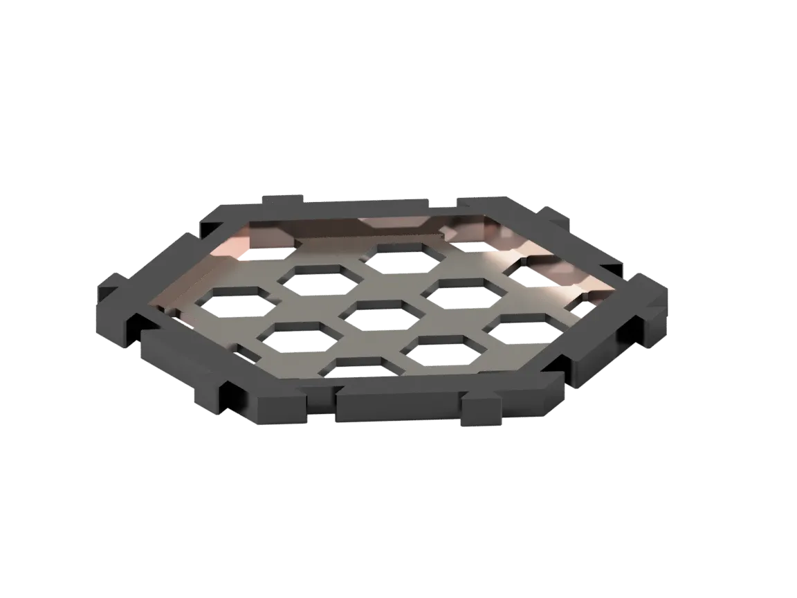 Modular hexagon tile by poesgamer | Download free STL model ...