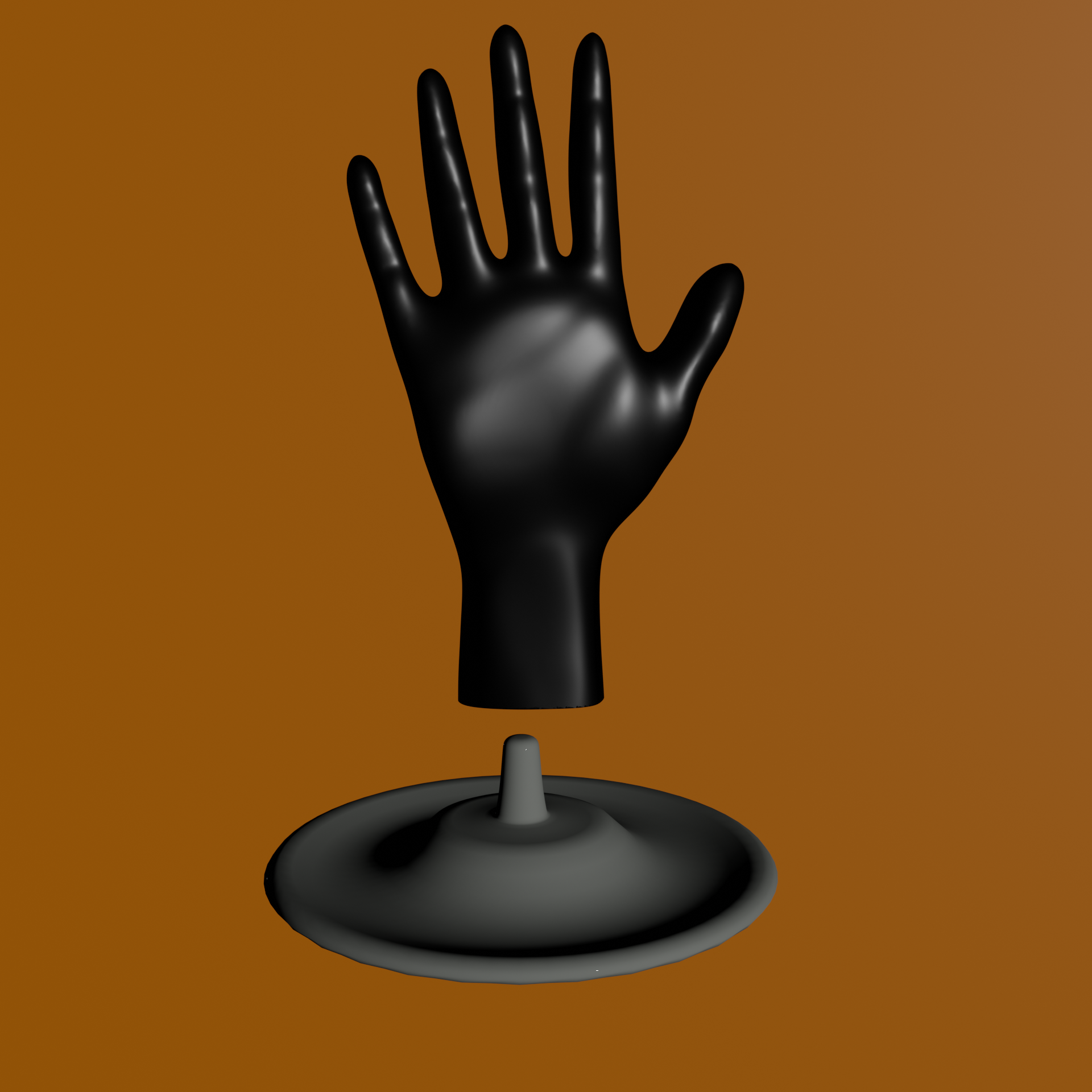 Hand Jewelry/Ring Holder with Base