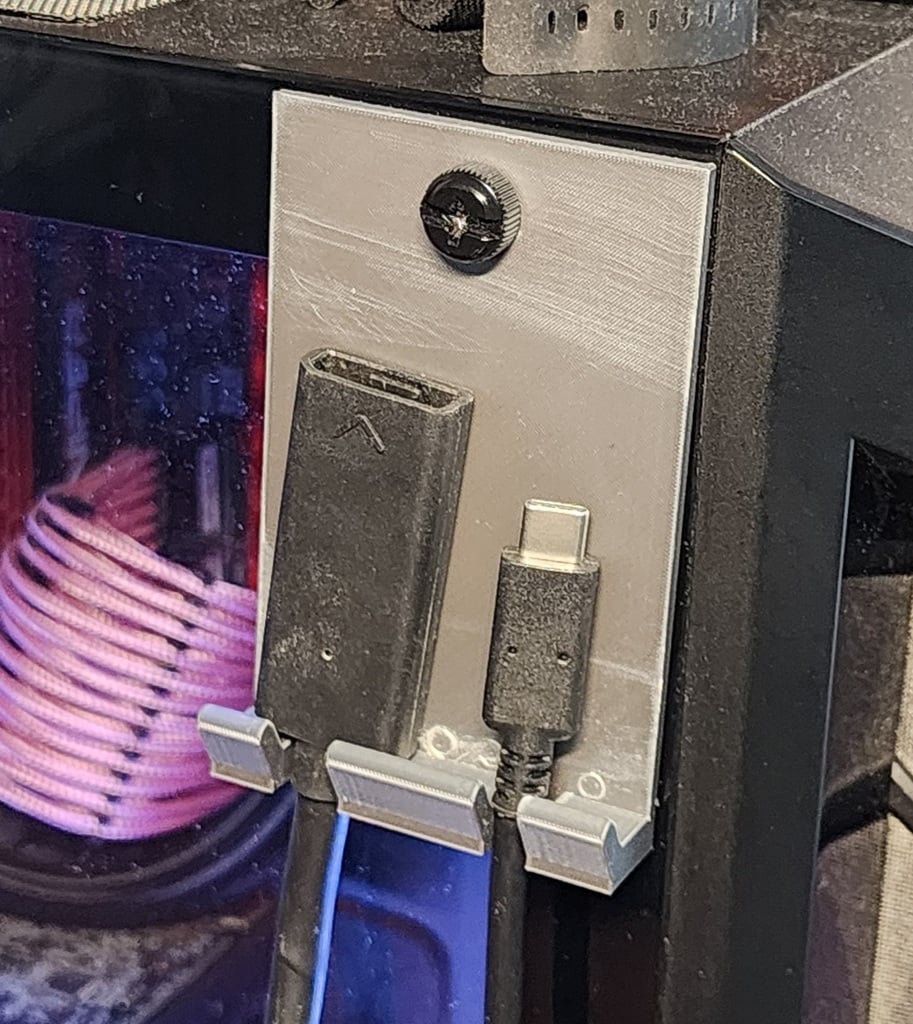 PC Case Mounted Wire Holder