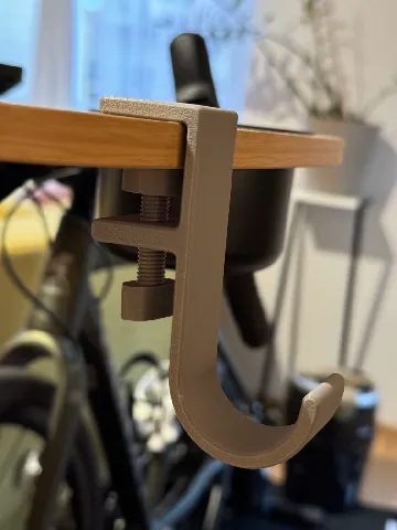 Underdesk headphones hanger