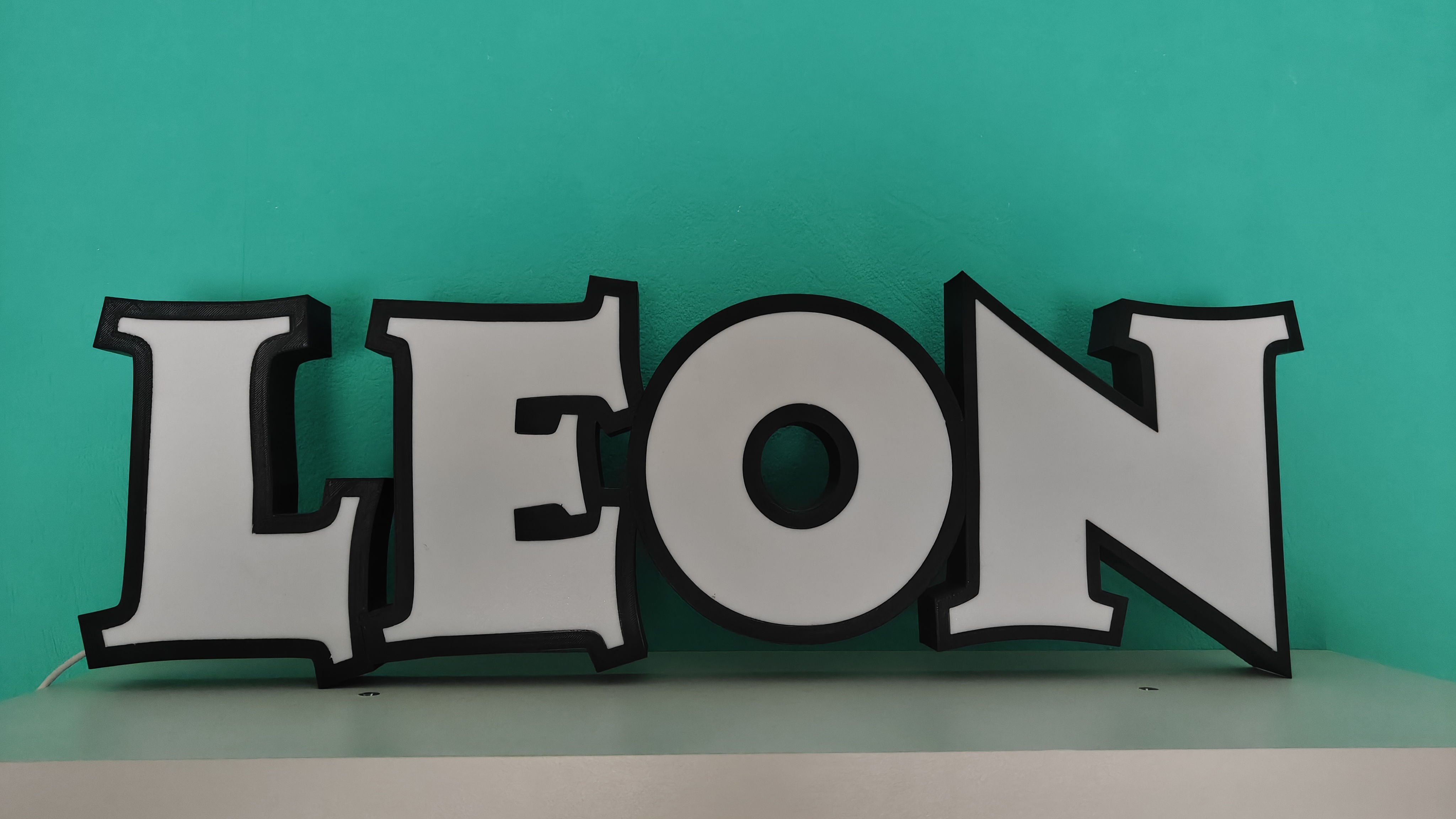 Leuchtschild LEON