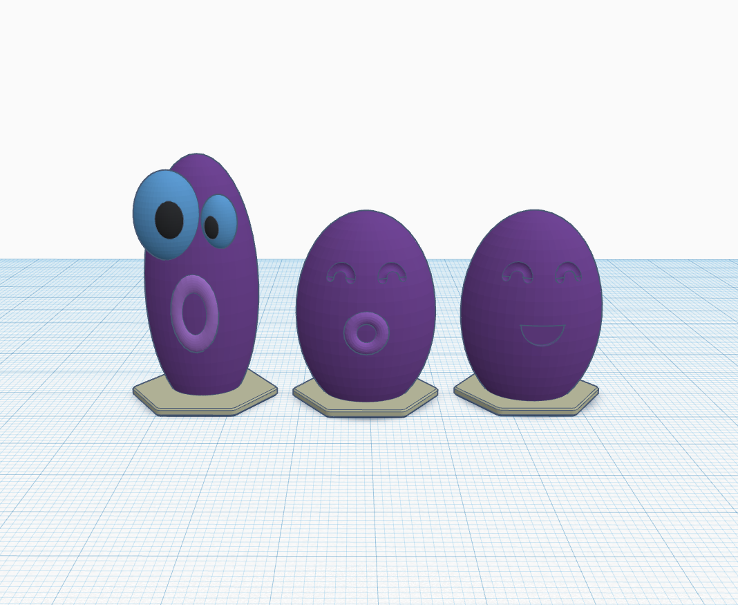 Squaky Grape figures for Prusa Balance Game.