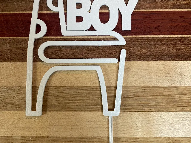 Baby Shower Cake Topper for Boys