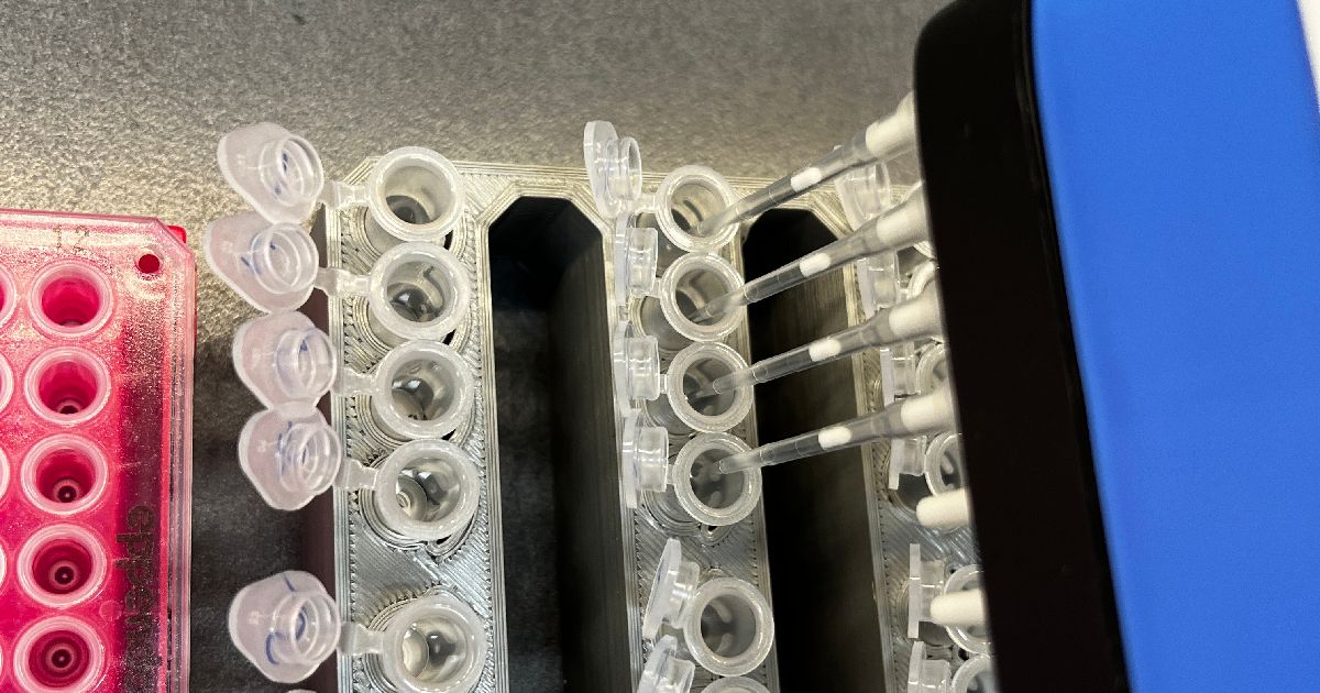 Qubit Fluorimeter Multiplex Tube Rack for DNA Quantification in