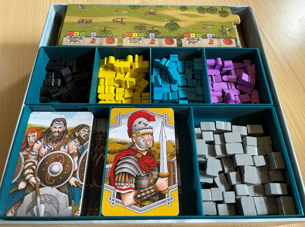 Insert for Hadrian's Wall board game