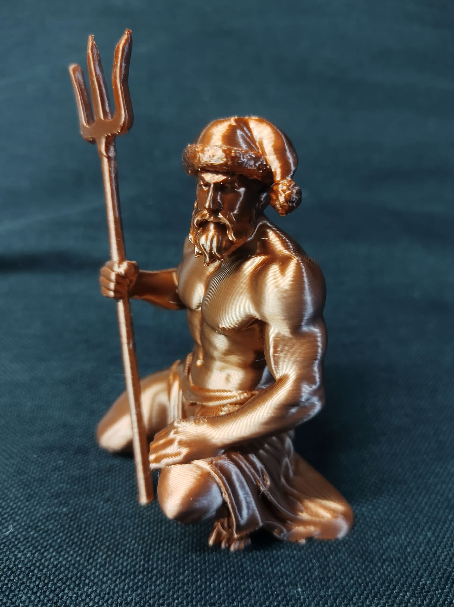 Christmas Poseidon Neptune the Sea King – Kneeling Trident
