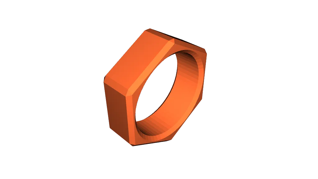 i hexagon ring i threw together by finn | Download free STL model ...