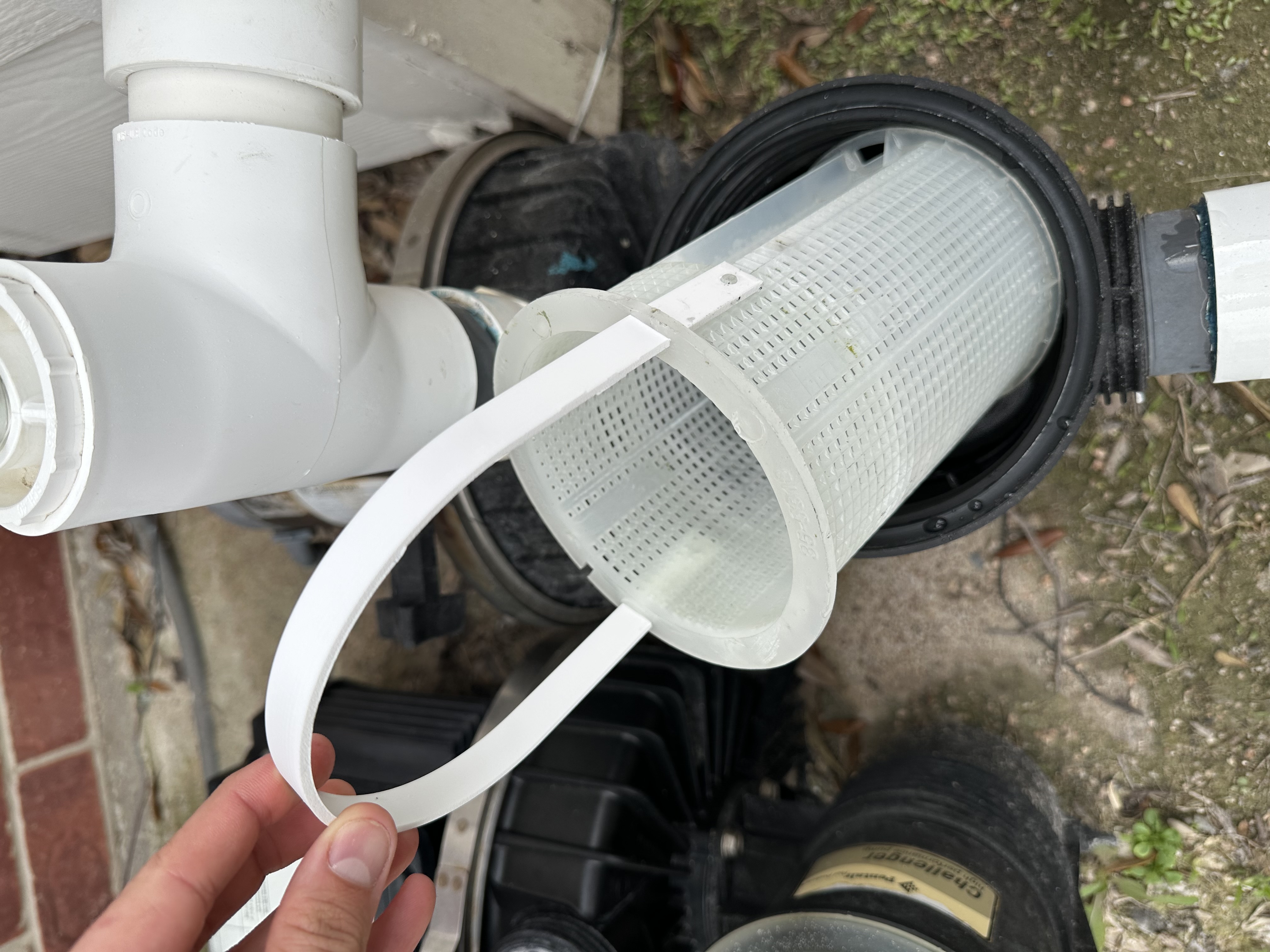 Pentair Champion Pump 355319 Strap Strainer Basket Handle