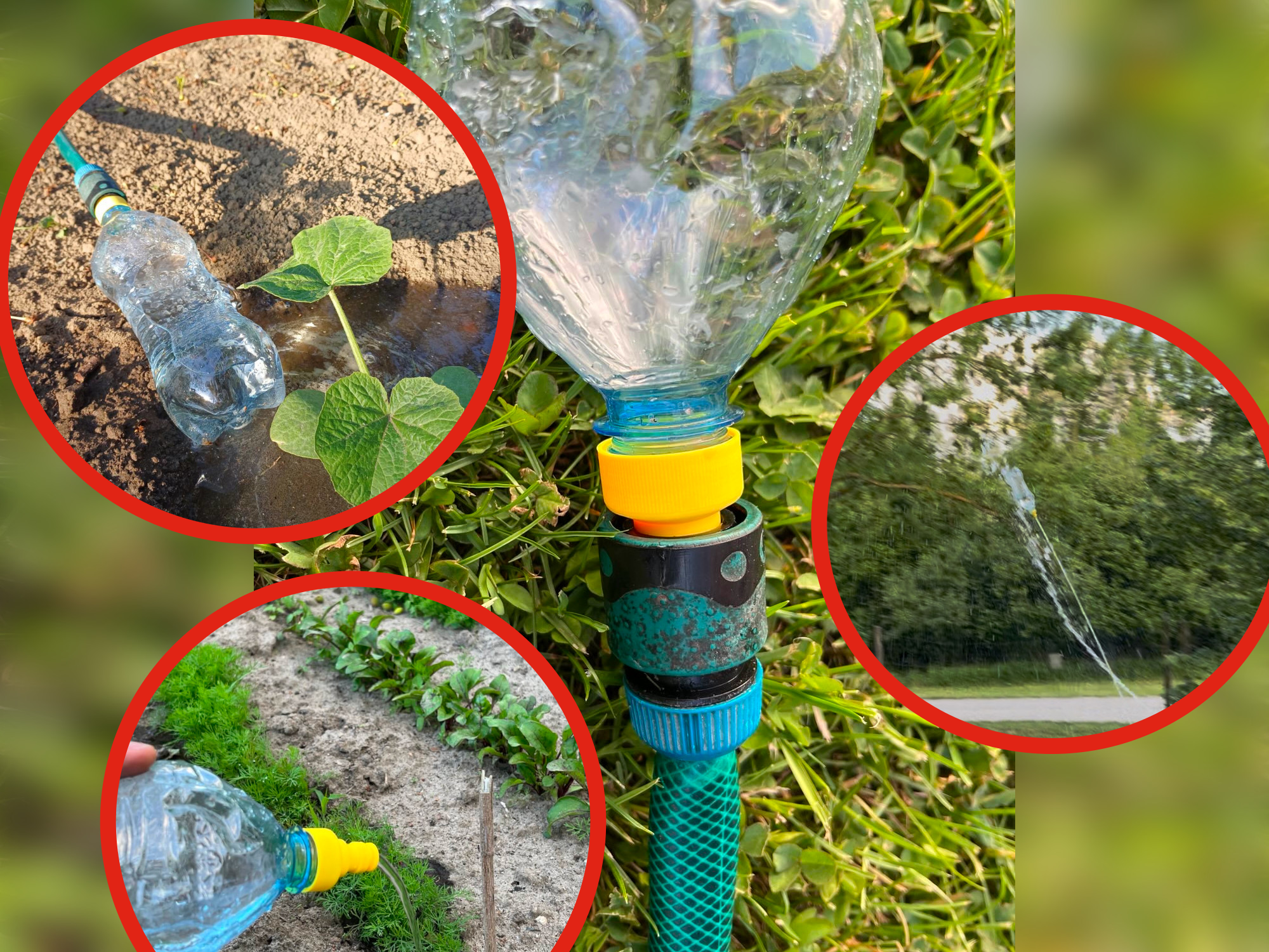 Multipurpose garden hose - PET bottle connector (anti-splash, lazy watering, water rocket, laminar flow...) 3D model thumbnail