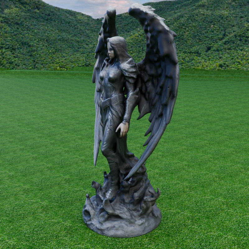 Miniatura 4 do modelo 3D Dark Angel Statue