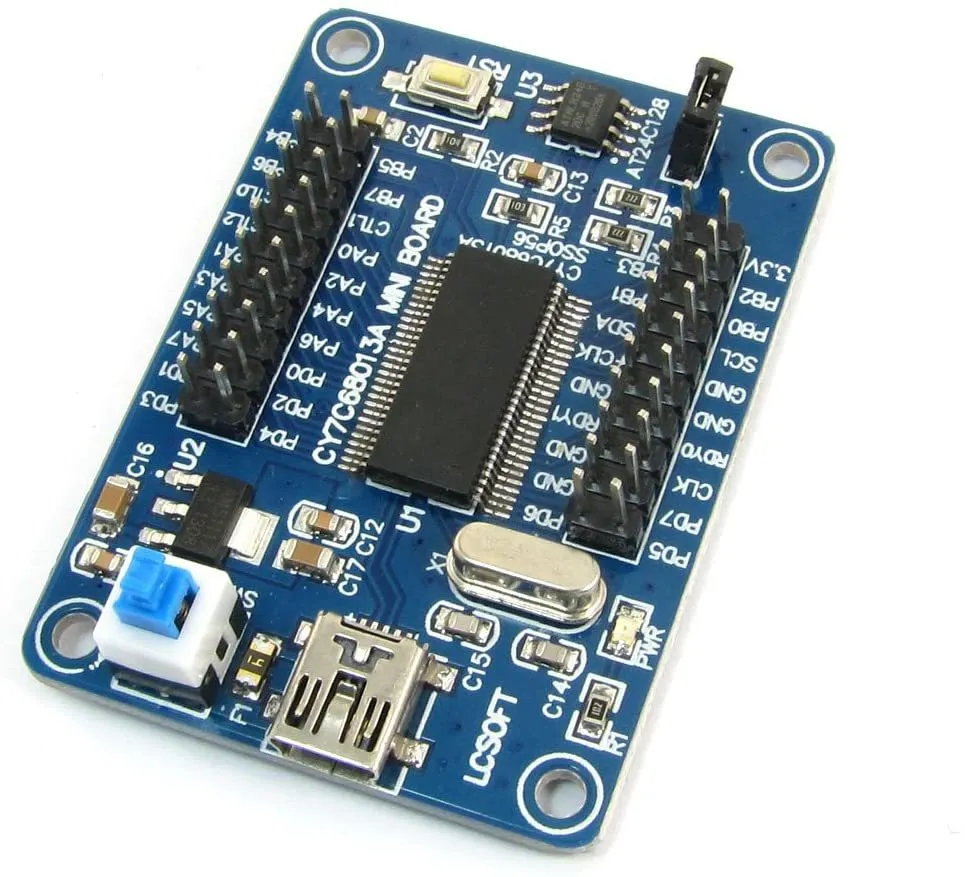 Lcsoft CY7C68013A Mini Board Dev Kit Logic Analyzer Probe