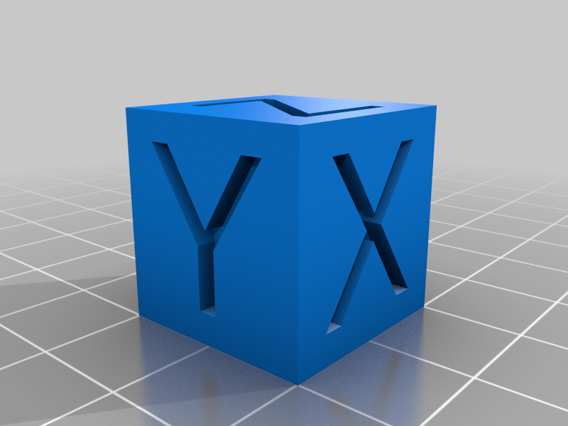 Three 3 Color Calibration Cube