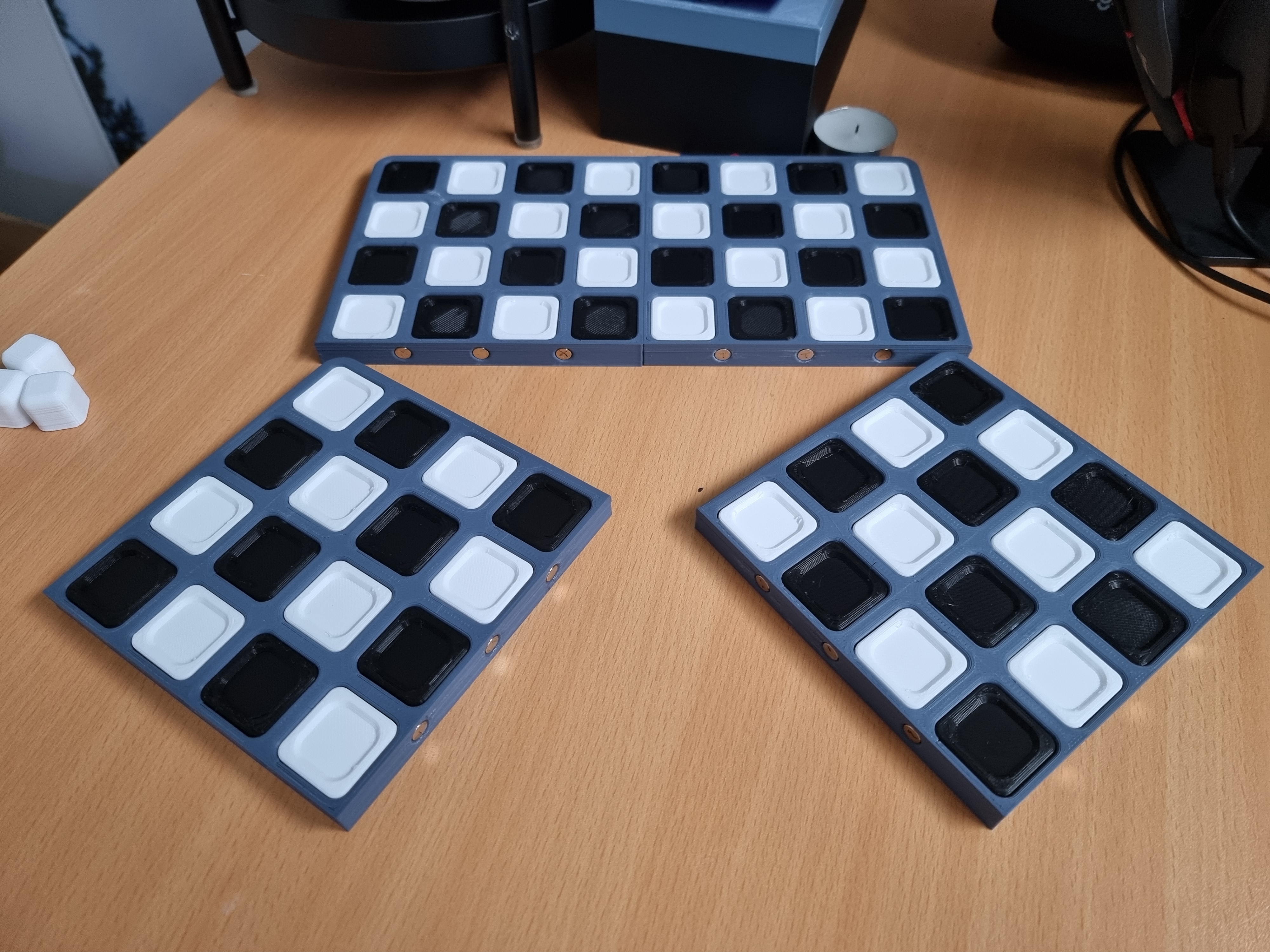 Minimal Chess Set | Board remix for 6x2mm Magnets