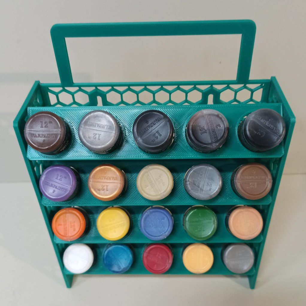 Miniature paint rack stand by Patopatoso | Download free STL model ...