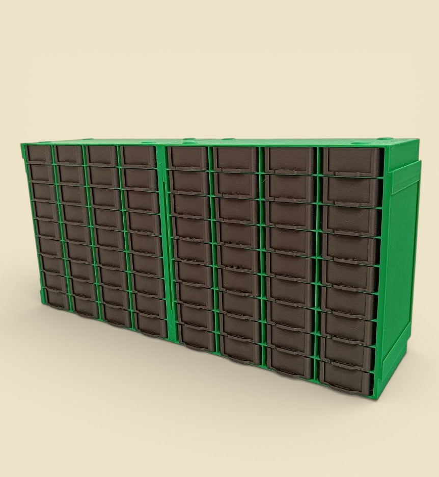 Organizer for electronic components