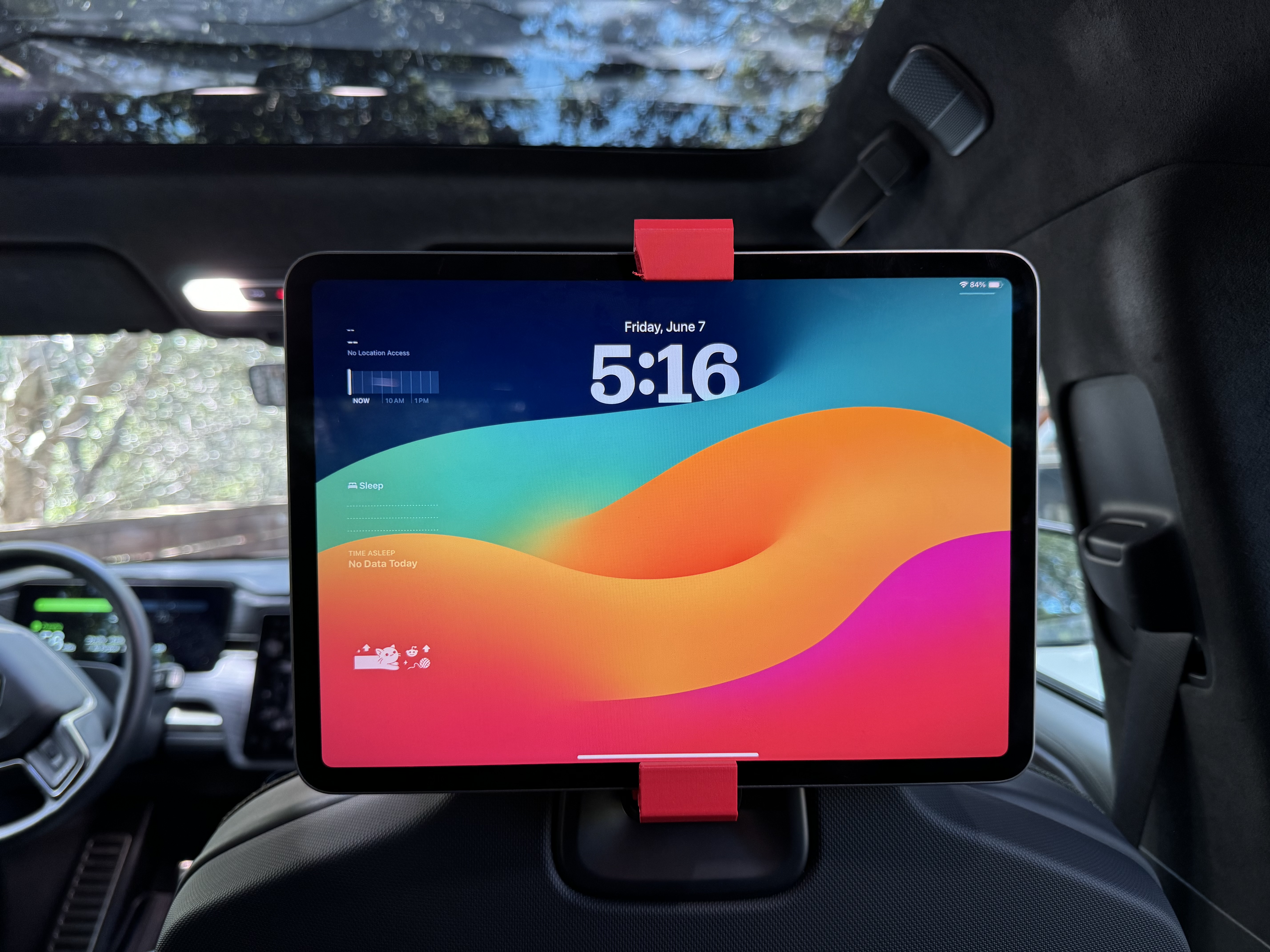 iPad Back Seat Mount for Rivian (M4/11inch/13inch)