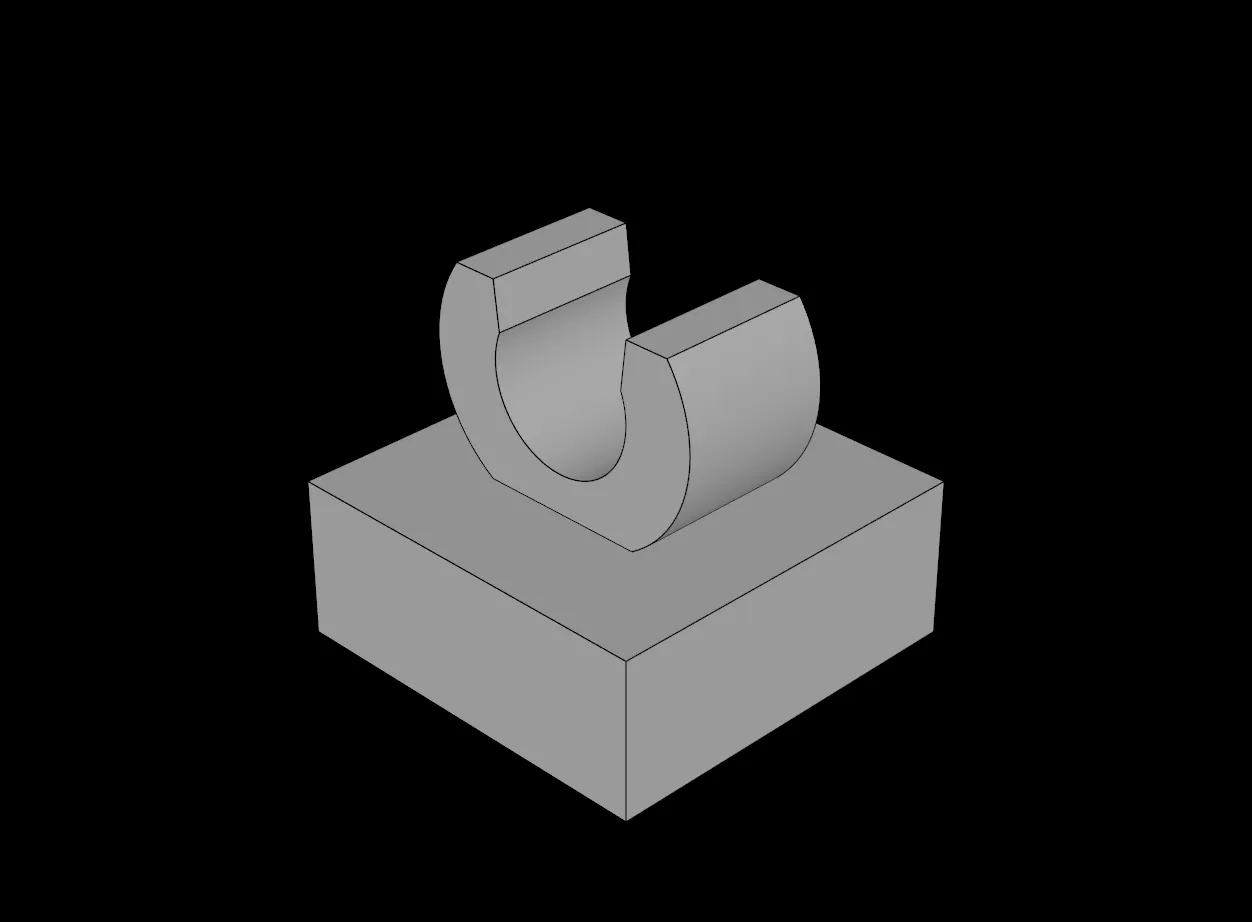 Lego Compatible (15712.dat) Tile 1 x 1 with Clip (Thick C-Clip) by
