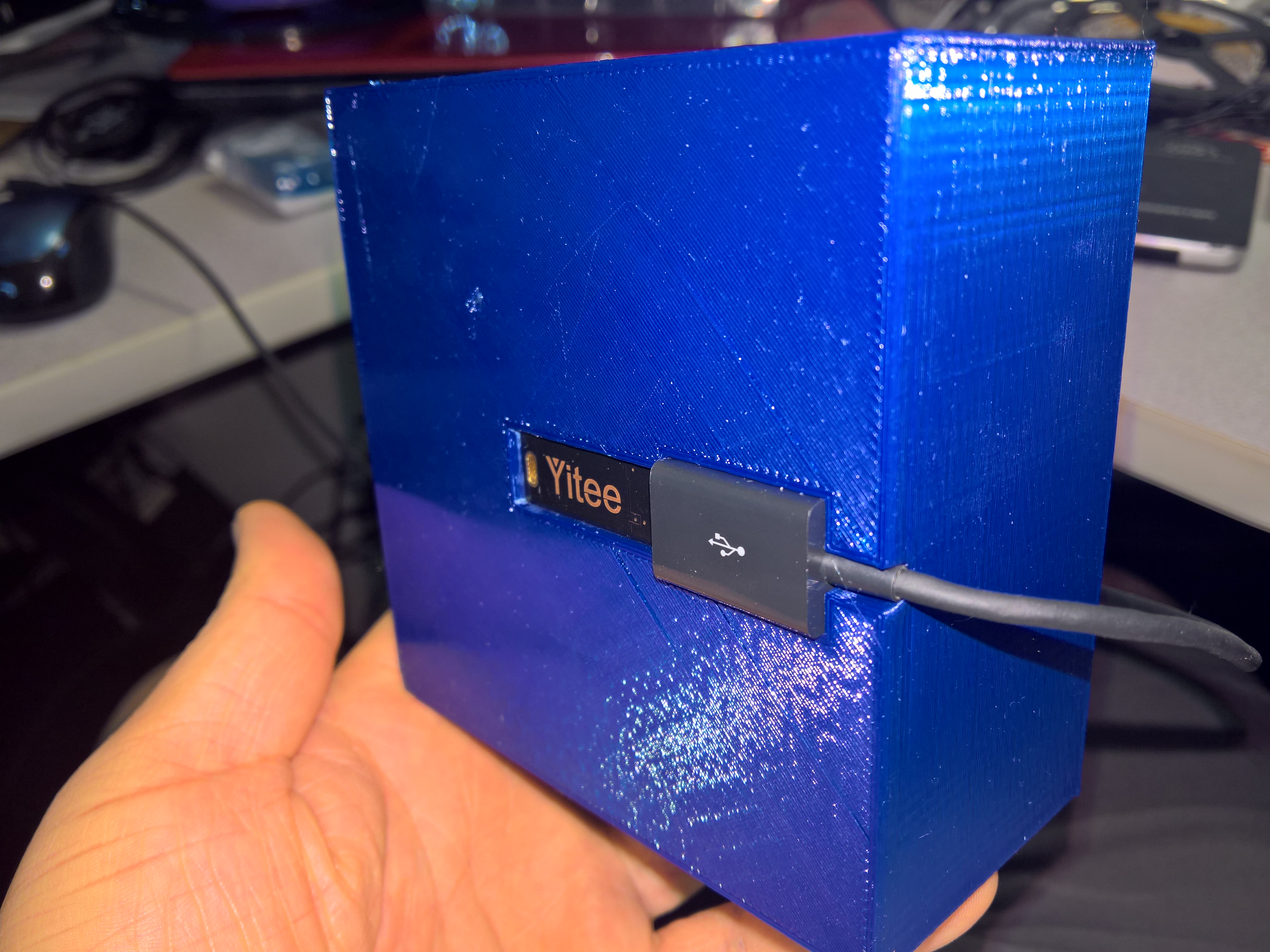 Lithophane Light Box for USB Extension and touch dimmer LED light