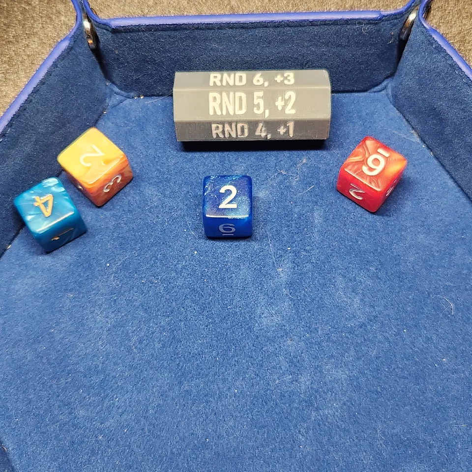 2D6 Dungeon Fatigue Roller by Tin Bender | Download free STL model ...