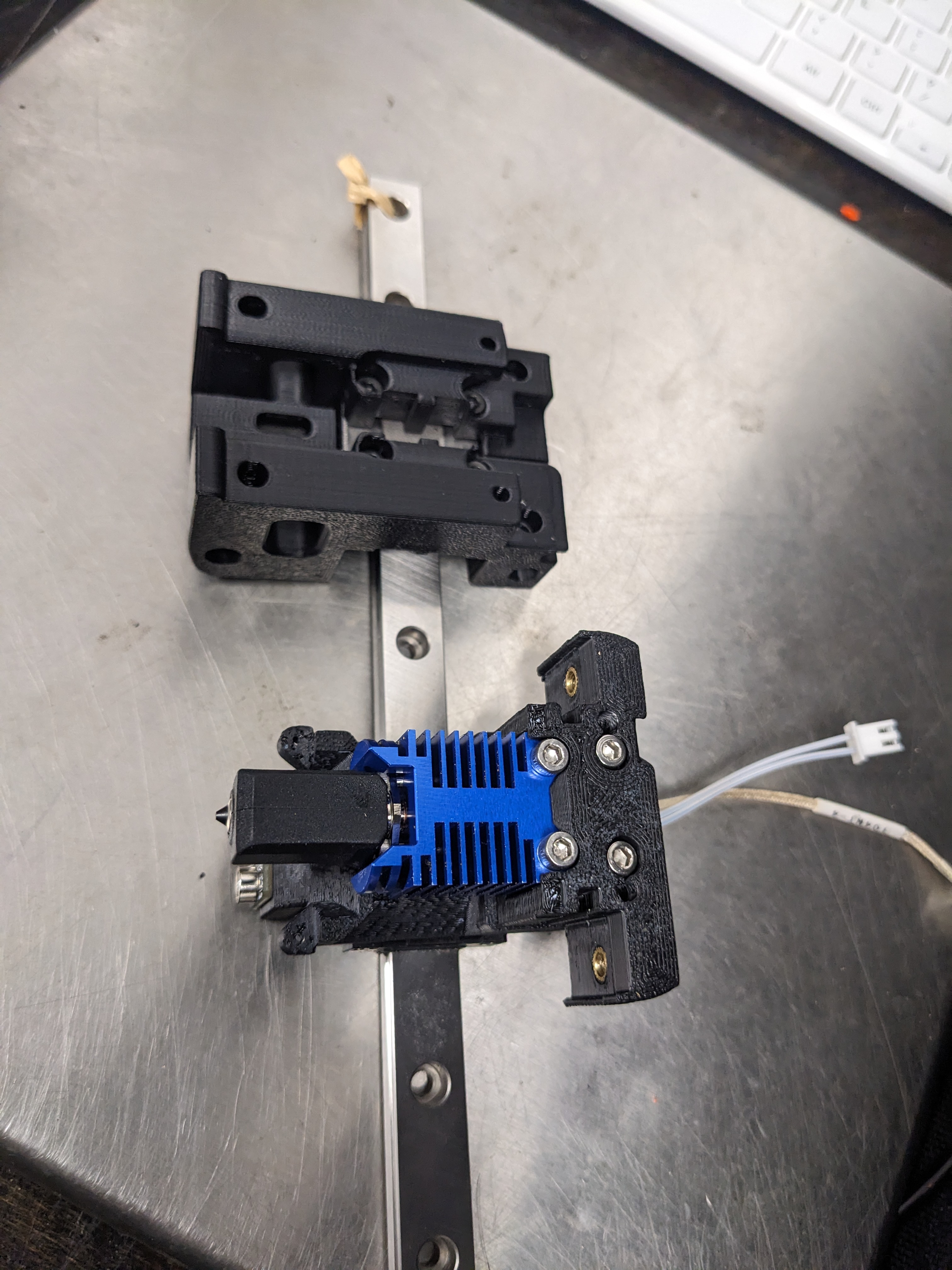 TZ E3 V2 Hotend to Voron Dragonburner adapter (Ender 3 variant of the Bambulab Hotend Derivative!)
