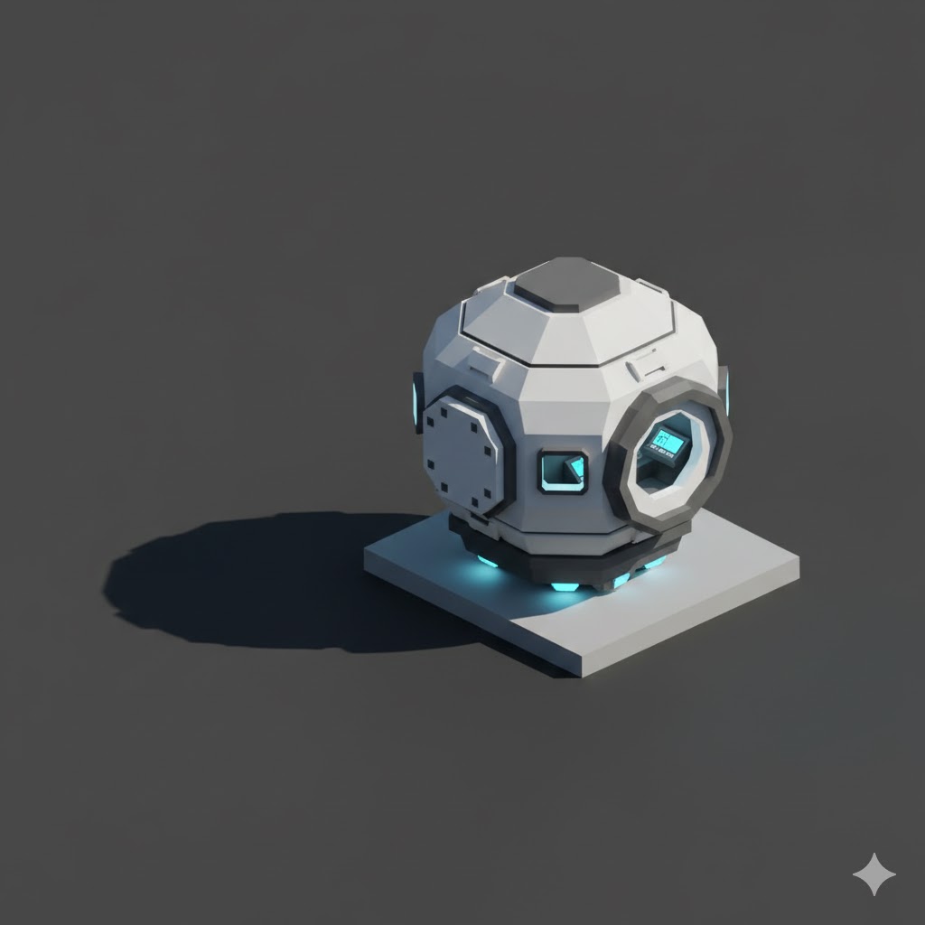 Low Poly Escape Pod