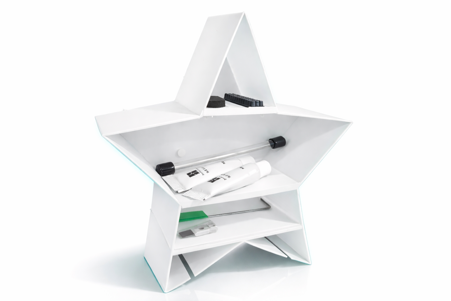 Modular Star Shelf. Support Free. Skädis compatible