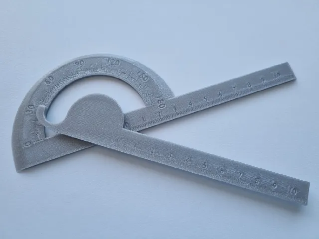 Print-in-place Angle Protractor