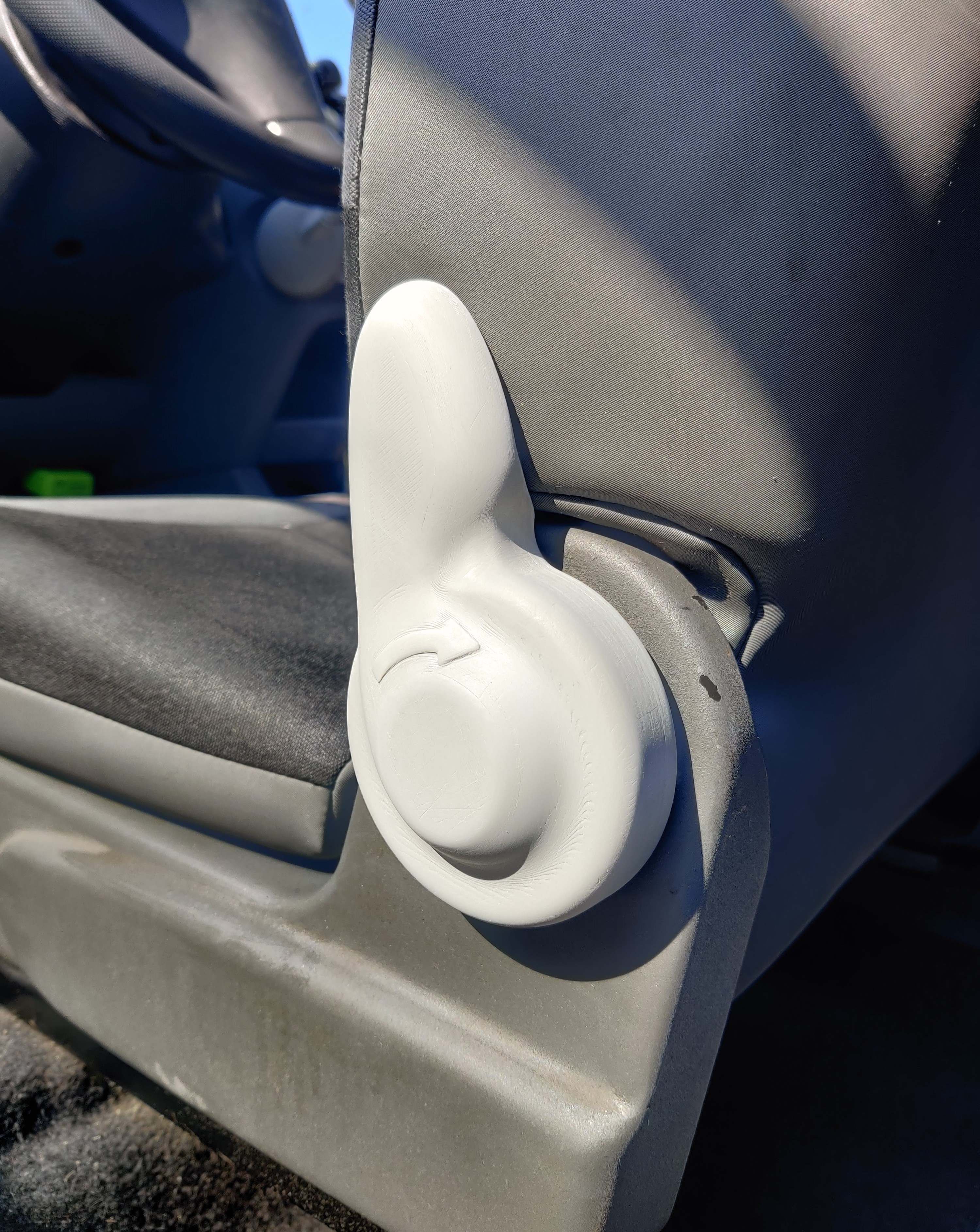 Square Shaft Seat Handle Replacement (Aygo/C1/107) by Ivan Download free STL model