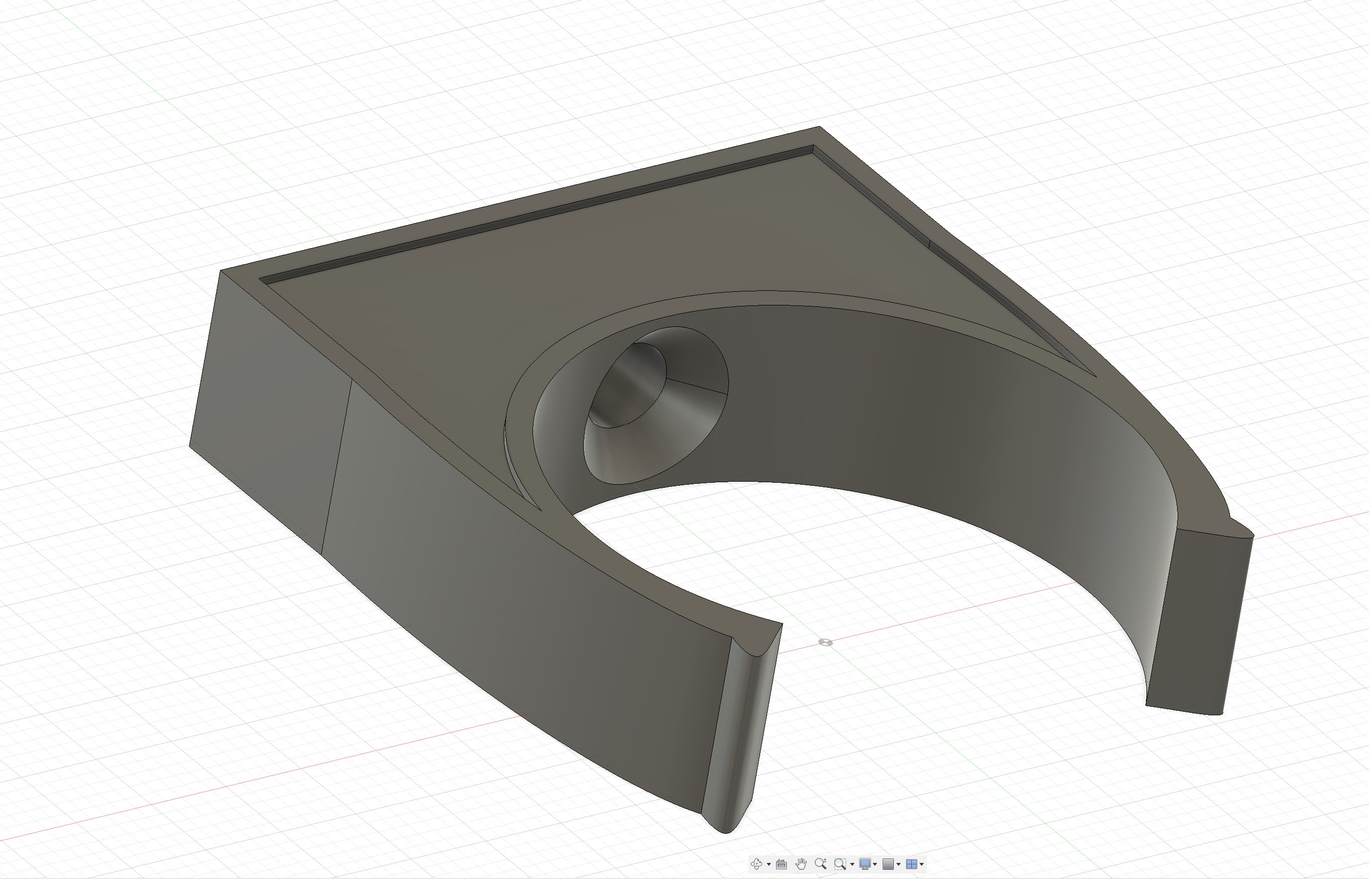 wall clamp provides fixation for 35mm pipes or corrugated hoses for M5 Countersunk Screw