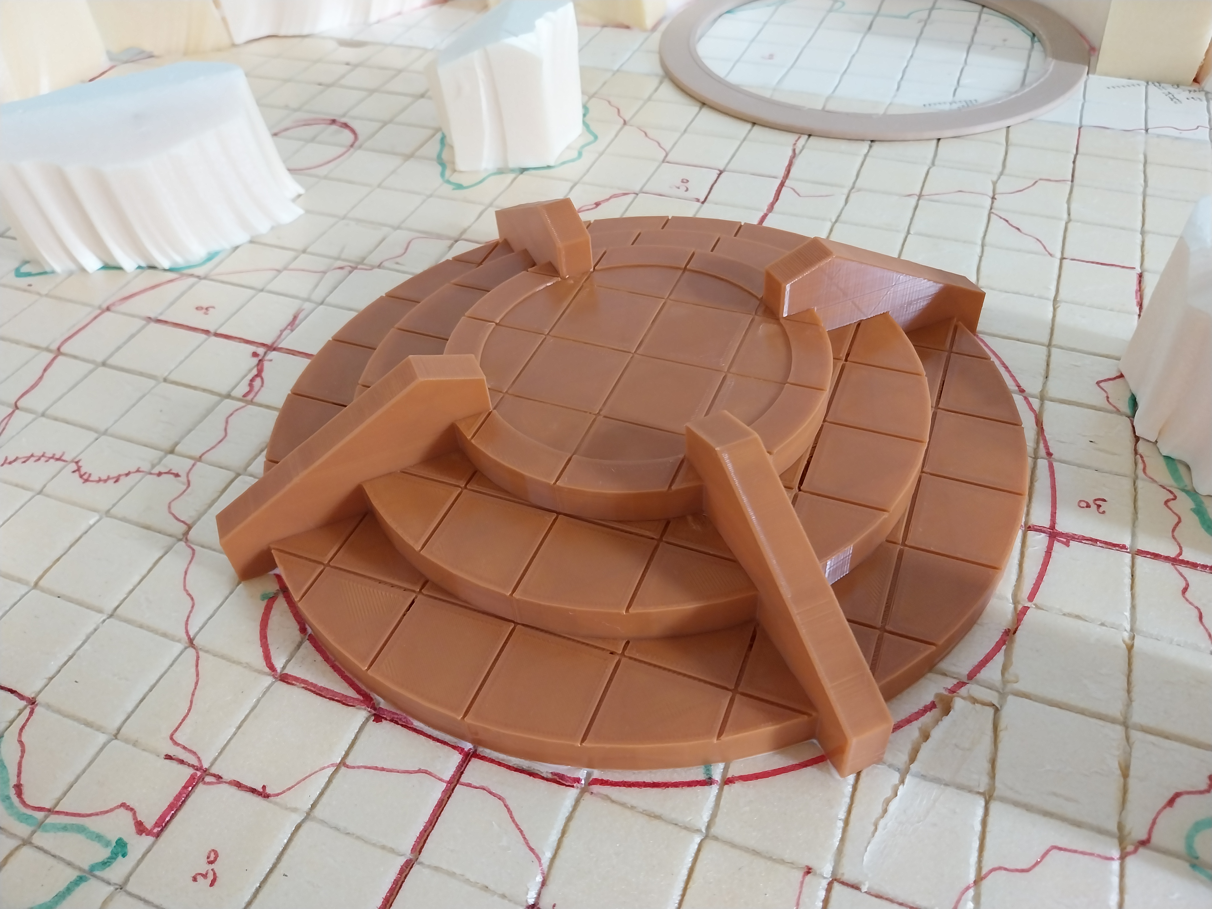 Center stairs for D&D