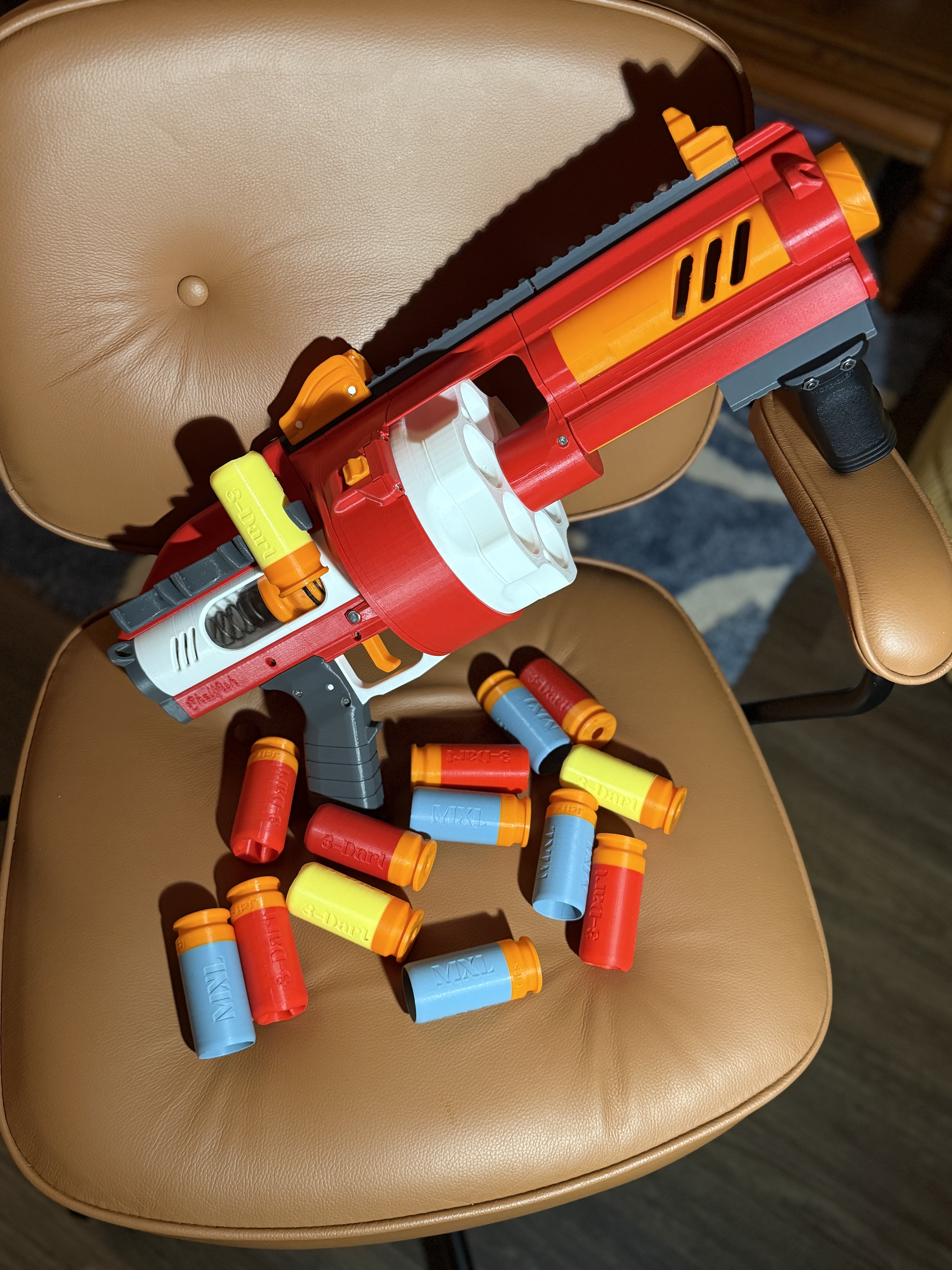 Miniatura 2 do modelo 3D Shellfish - a Silly Shell-ejecting Revolver Blaster