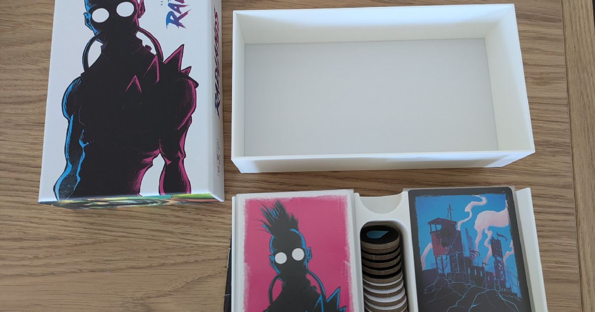 radlands card sleeves Radlands box with insert for sleeved cards by Adrian | Download free STL  model