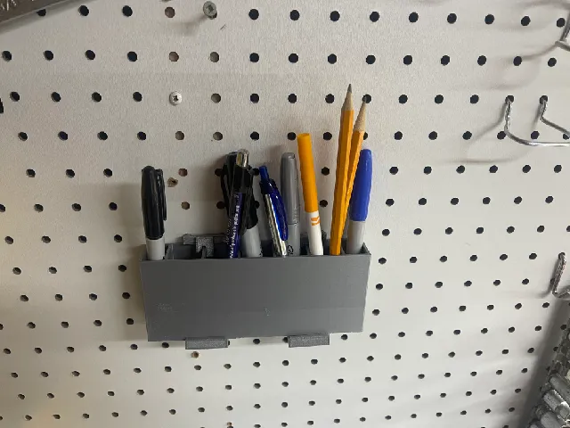 Pen Pencil Rack for Pegboard