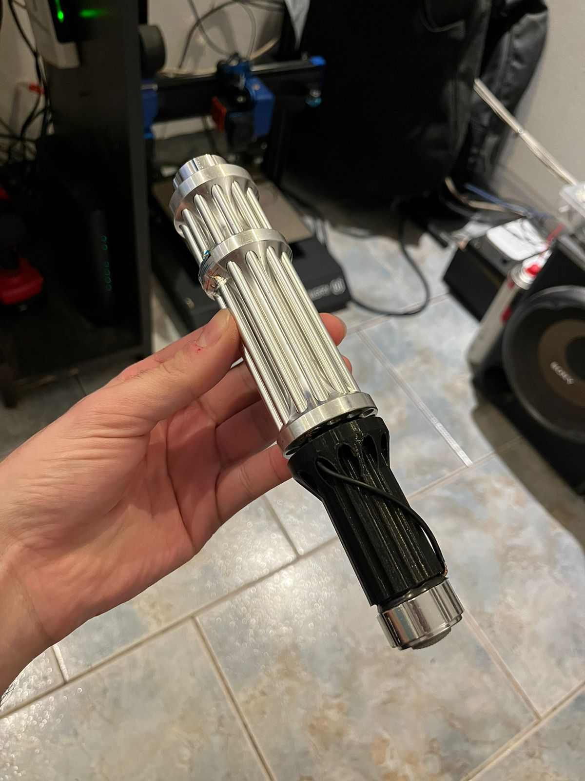 Laser pointer extender for 18650 batteries by Adrian Oliva | Download ...