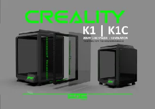 CREALITY K1 | K1C | K1SE - 20mm SIDE SPACER + VENTILATION (compatible with the honeycomb V3)