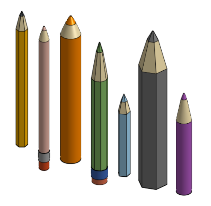 Pencils by lavalord download free stl model printables
