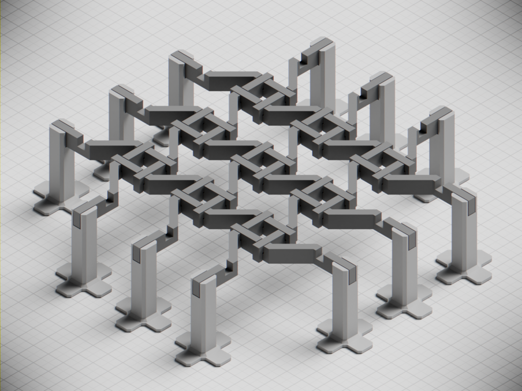 Exercise model for reciprocal frameworks