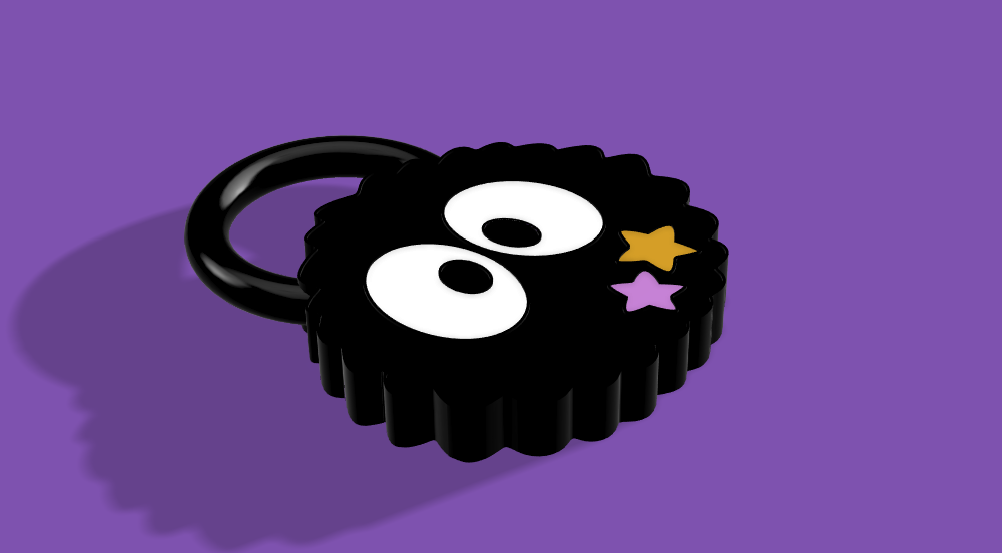 Soot Sprite keychain