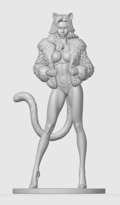 Casual cat-girl figurine 10