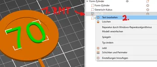 Geburtstagsschild von 1 bis fast ∞
