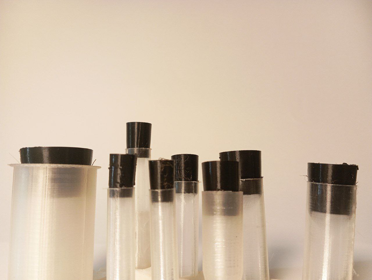 Parametric septa / sleeve stoppers for tubes, bottles & NMR tubes by